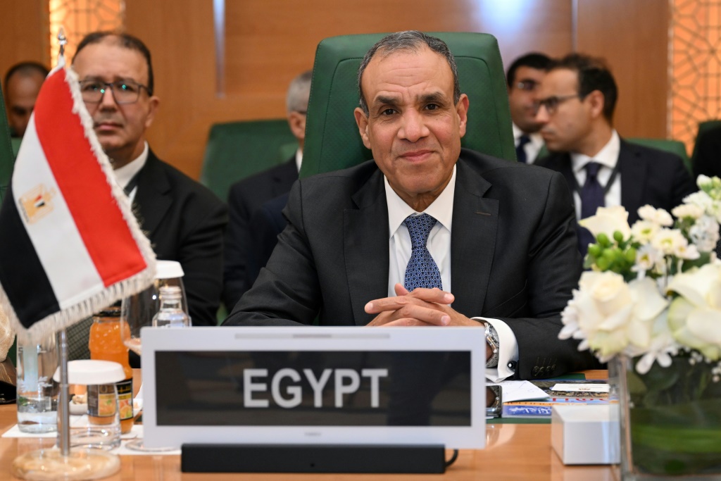 بدر عبدالعاطي وزير الخارجية المصري (ا ف ب)