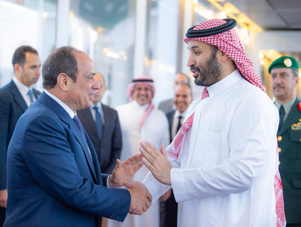 ولي العهد السعودي والرئيس المصري يبحثان تطورات الأوضاع الإقليمية (واس)