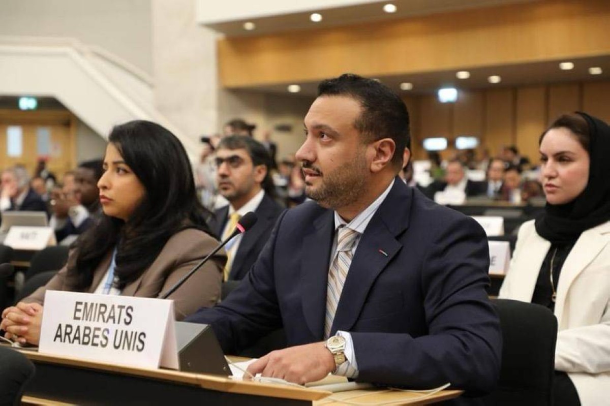  جمال المشرخ، المندوب الدائم للإمارات العربية المتحدة لدى مكتب الأمم المتحدة والمنظمات الدولية في جنيف (وام)