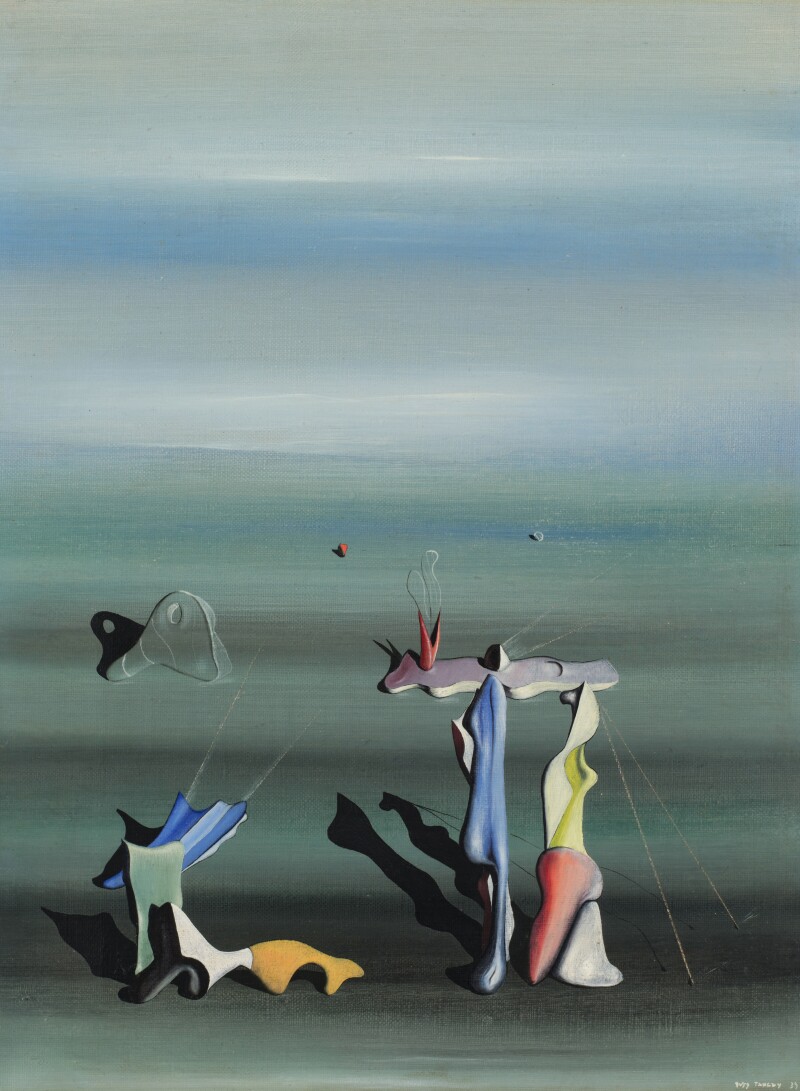 لوحة (Aux Aguets le Jour) - المصدر:sothebys