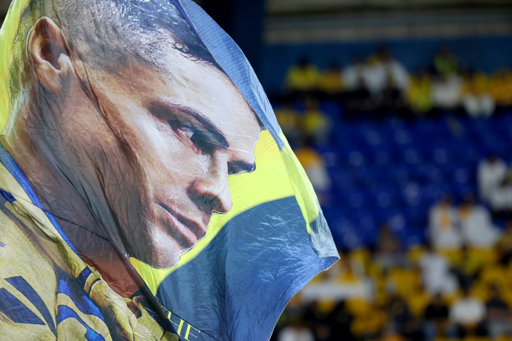 يبحث رونالدو عن لقبه القاري الأول مع النصر السعودي بعد انضمامه إلى صفوفه مطلع 2023 (ا ف ب)