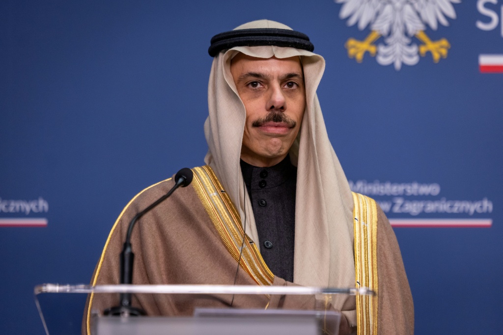 الأمير فيصل بن فرحان بن عبدالله وزير الخارجية السعودي (ا ف ب)