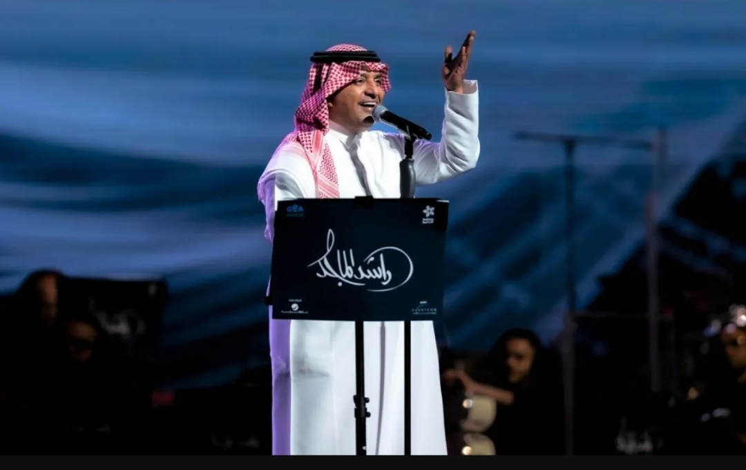 راشد الماجد- الصورة من المركز الاعلامي لـ روتانا 