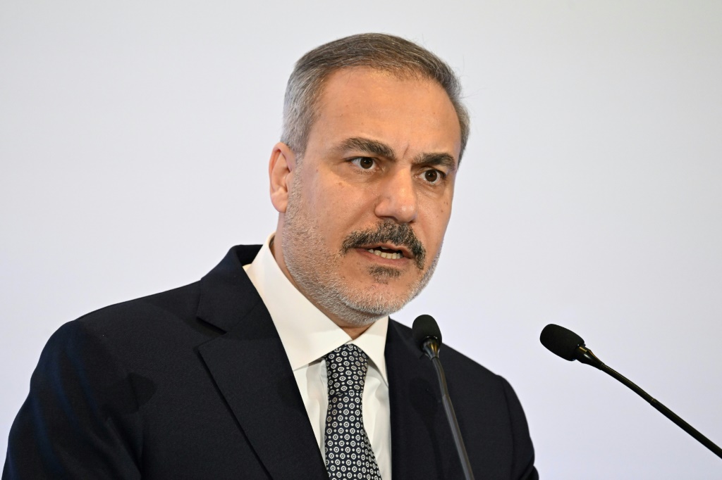 وزير الخارجية التركي هاكان فيدان (ا ف ب)