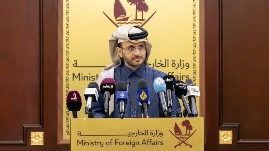 قالت الأنصاري إن قطر "تدعم مفاوضات إسلام آباد للتوصل إلى حل بين واشنطن وطهران"، مشددا على "أهمية فتح مضيق هرمز أمام حركة الملاحة" (الاناضول)