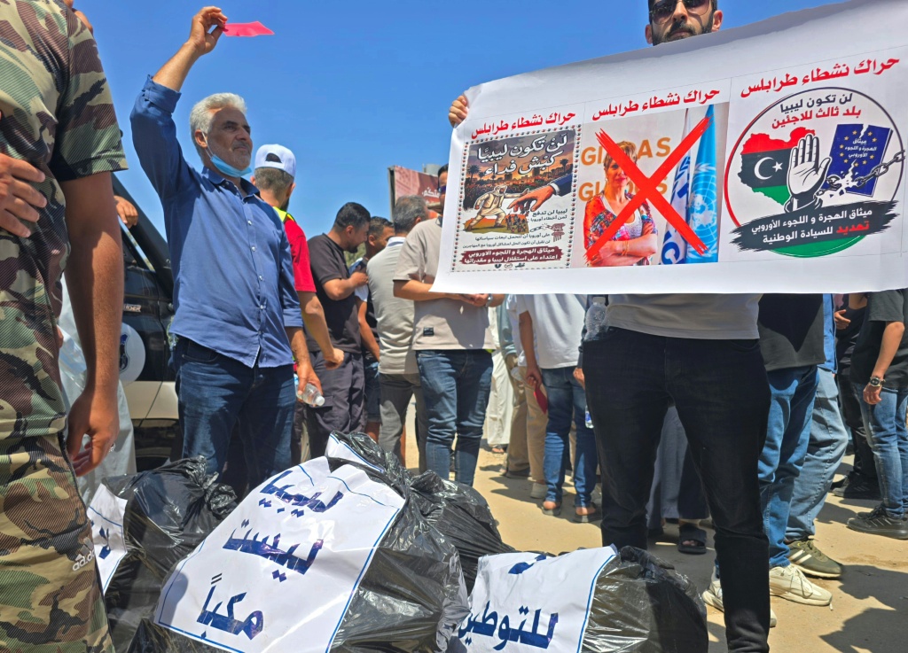 أتى التحرك بعد أيام من تحذير الأمم المتحدة في ليبيا من "الخطاب التحريضي" الذي يستهدف فئات بعينها (ا ف ب)