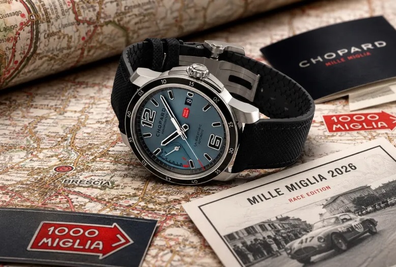 ساعة Mille Miglia GTS Power Control Grigio-Blu الجديدة من Chopard بروح السباق الإيطالي (الرجل)
