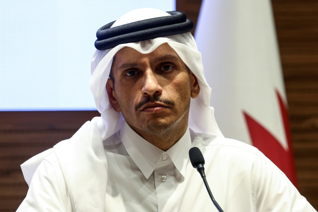 رئيس الوزراء وزير الخارجية القطري محمد بن عبدالرحمن آل ثاني (ا ف ب)