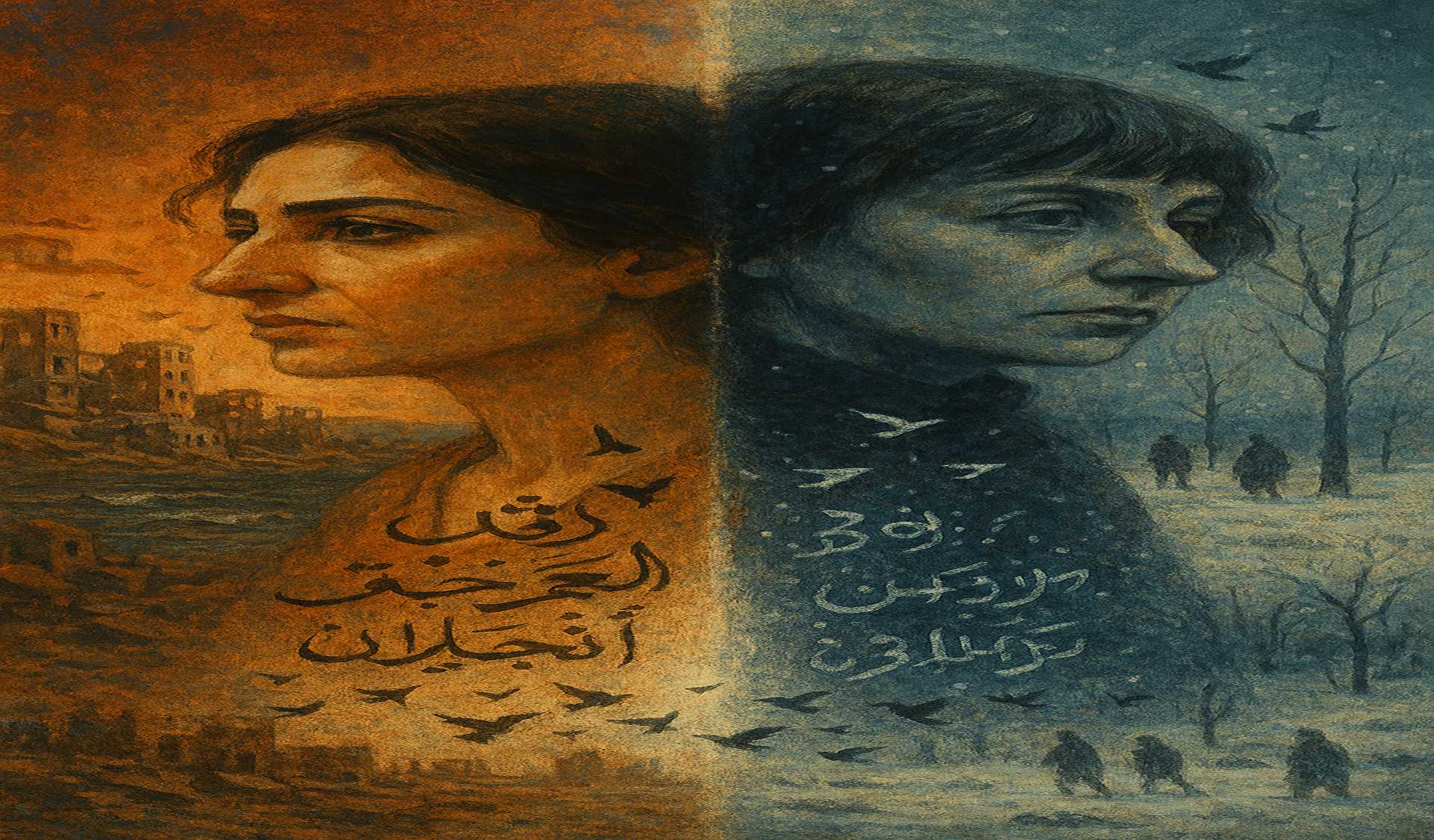 المأساة الجماعية بين ماجدة داغر ومارينا تسفيتايفا (ذكاء أصطناعي)
