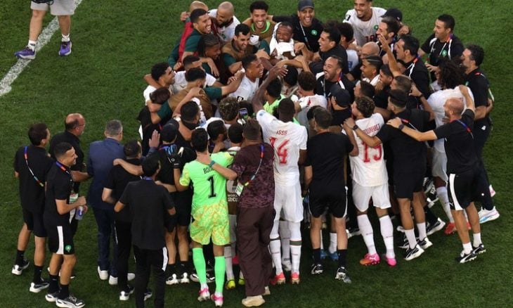 حقق المنتخب المغربي انتصارا على نظيره بهدف دون مقابل، ضمن منافسات المجموعة الثالثة (لقطة شاشة)