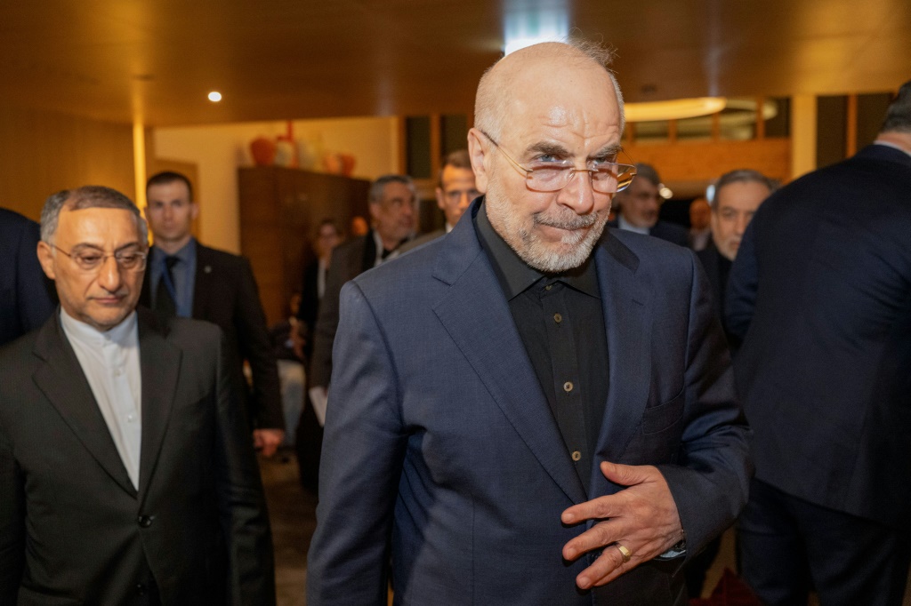 كبير المفاوضين الإيرانيين محمد باقر قاليباف (ا ف ب)