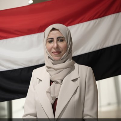 أفراح الزوبة &ndash; وزيرة التخطيط والتعاون الدولي، ومحافظ اليمن لدى مجموعة البنك الدولي (الصورة من حسابها الرسمي على منصة إكس)
