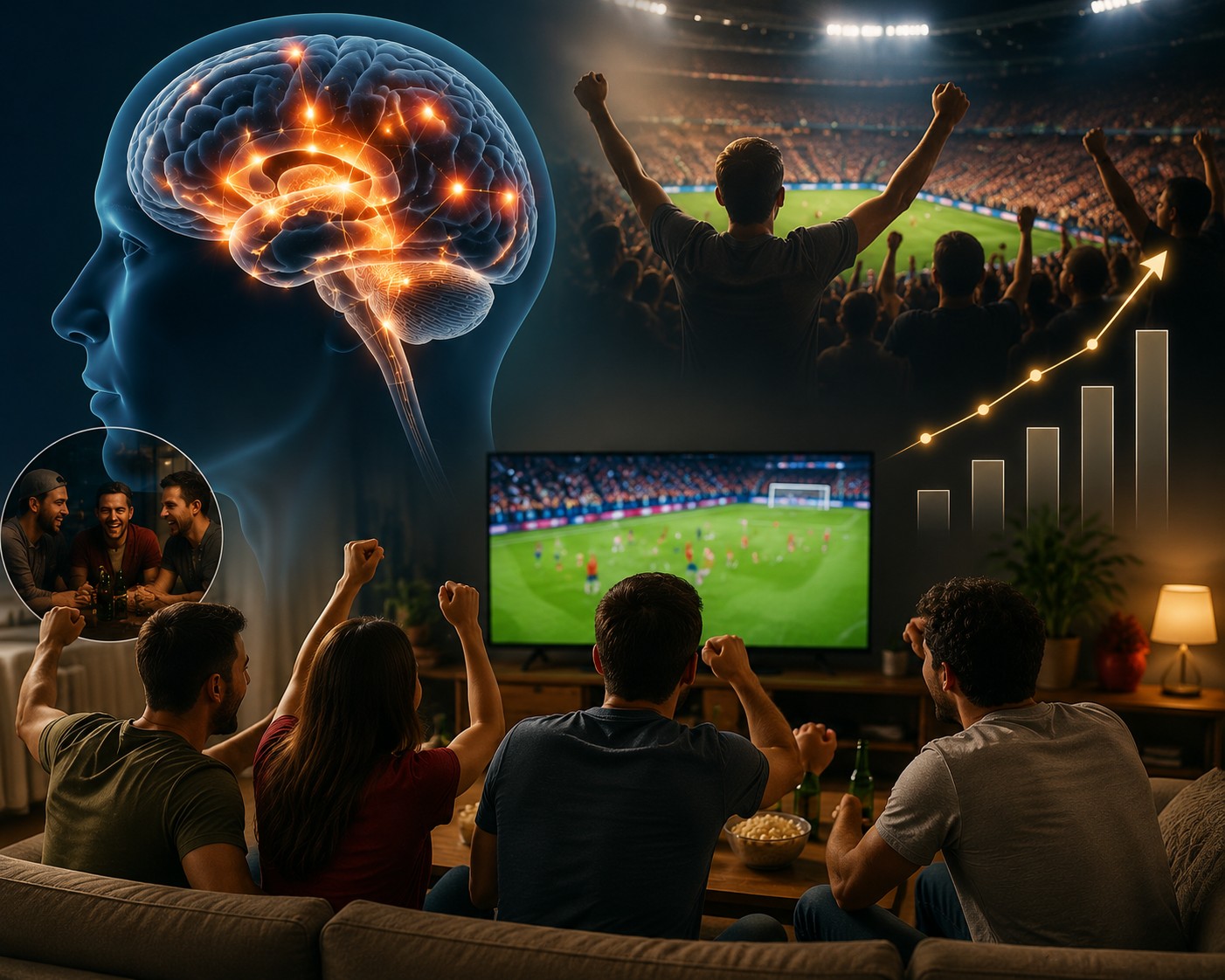 دراسة: فوائد صحية هائلة تجنيها من مشاهدة كأس العالم (الرجل)