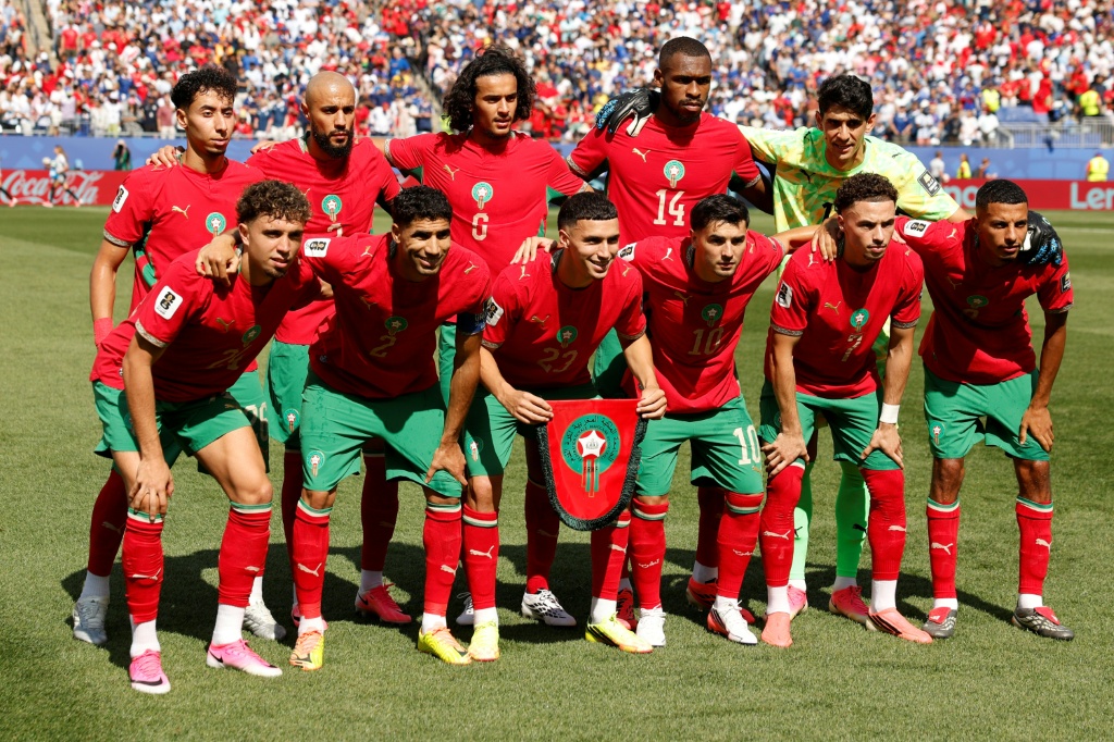 تشكيلة المغرب التي واجهت فرنسا في ربع نهائي مونديال 2026 في بوسطن (ا ف ب)