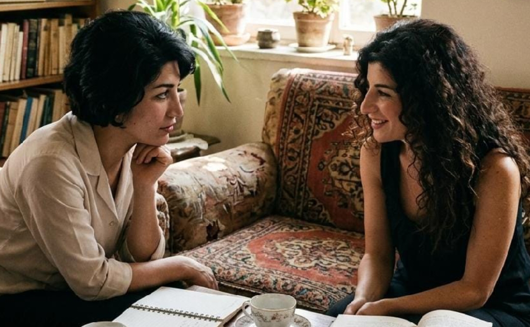 تمرد الأنثى بين جمانة حداد وفروغ فرخزاد (ذكاء اصطناعي)