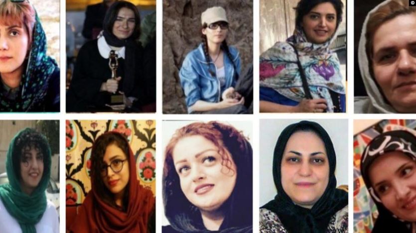 الصحافيات الإيرانيات المعتقلات في السجون الإيرانية