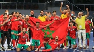 Ø¨ÙÙˆØ²Ù‡ Ø¹Ù„Ù‰ Ù…ØµØ± Ø§Ù„Ù…ØºØ±Ø¨ ÙŠØªÙˆØ¬ Ø¨ÙƒØ£Ø³ Ø§Ù„Ø¹Ø±Ø¨ Ù„ÙƒØ±Ø© Ø§Ù„ØµØ§Ù„Ø§Øª Ø´Ø¨ÙƒØ© Ø§Ù„Ø£Ù…Ø© Ø¨Ø±Ø³